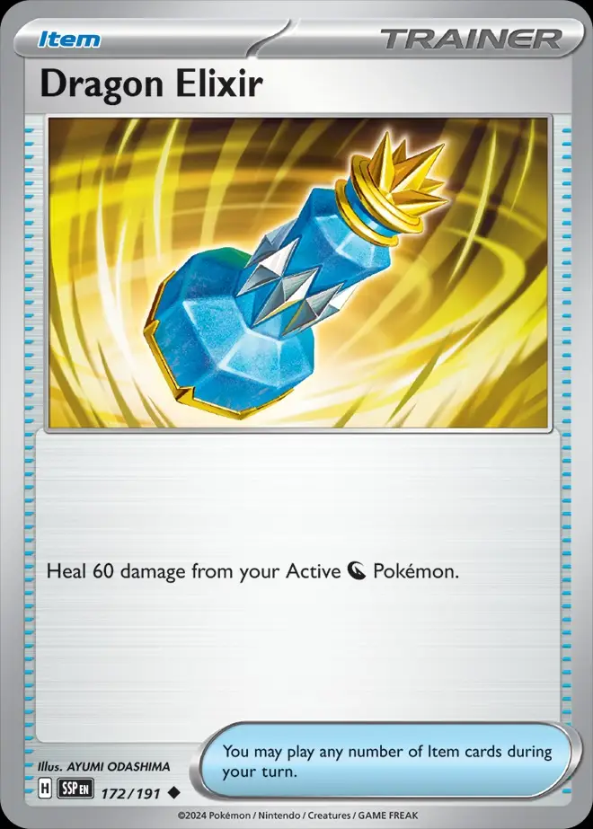 Karta Pokémon: Surging Sparks - 172 - Dragon Elixir (Reverse Holo)