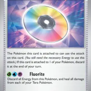 Karta Pokémon: Surging Sparks - 188 - Technical Machine: Fluorite (Reverse Holo)