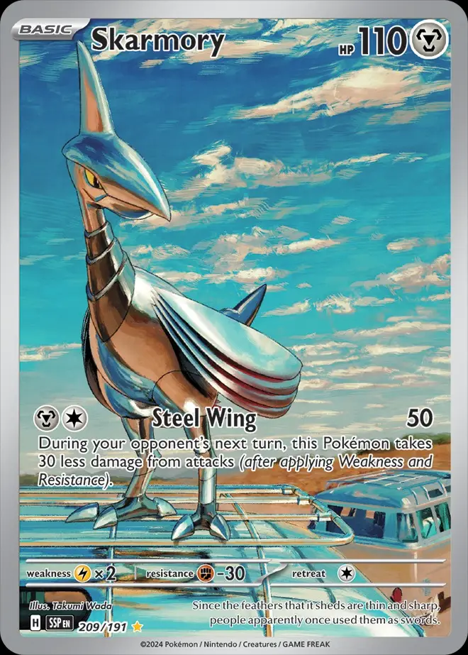 Karta Pokémon: Surging Sparks - 209 - Skarmory