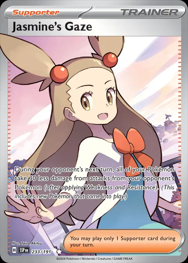 Karta Pokémon: Surging Sparks - 233 - Jasmine's Gaze