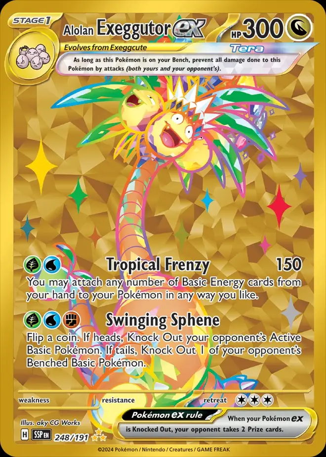 Karta Pokémon: Surging Sparks - 248 - Alolan Exeggutor ex