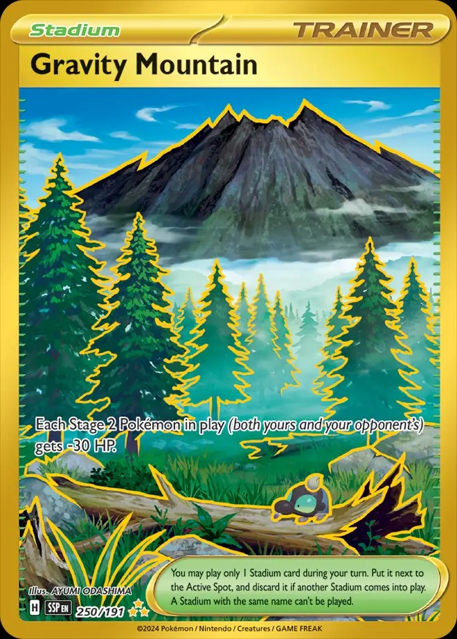 Karta Pokémon: Surging Sparks - 250 - Gravity Mountain