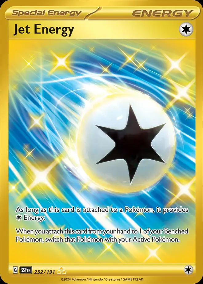 Karta Pokémon: Surging Sparks - 252 - Jet Energy