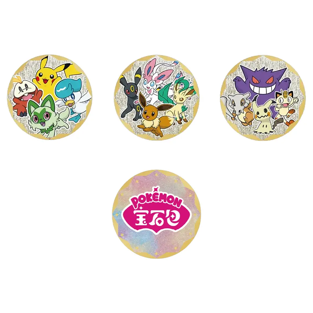 Pokémon TCG: Gem Pack Badge Set Chiński - obrazek 5
